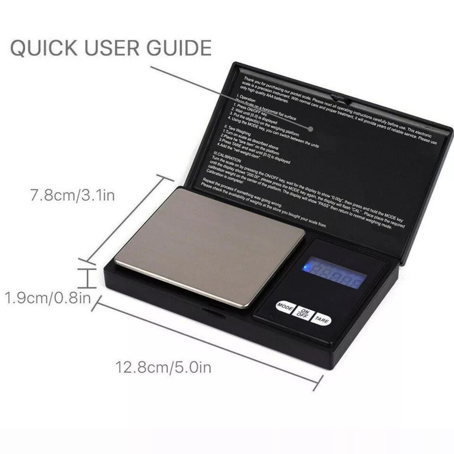 Mini Pocket Small Digital Pans Gold Jewellery Weighing Scales Micro Mg