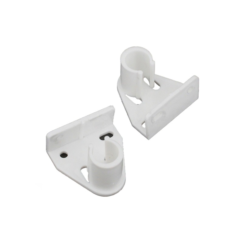 Buy Muslin Curtain Conduit Rod Bracket Snap In Close Fit Design Pole Rail Tube 16mm MyDeal