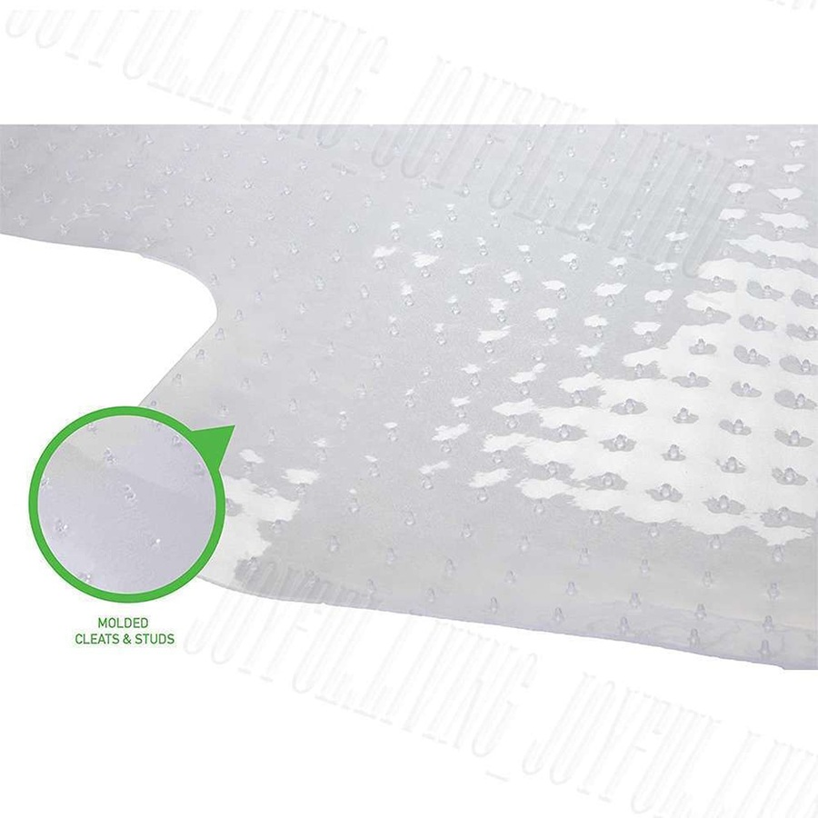 Non Slip Office Chair Desk Mat Floor Computer Carpet Protector PVC Plastic Clear