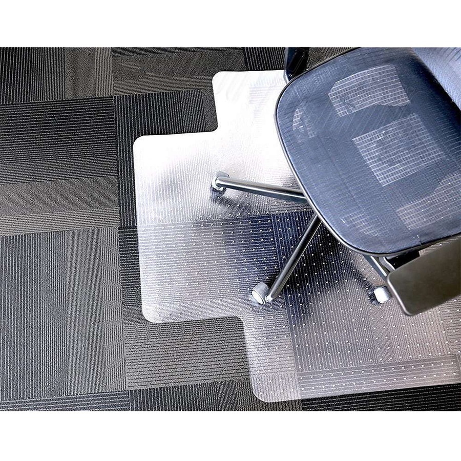 Non Slip Office Chair Desk Mat Floor Computer Carpet Protector PVC Plastic Clear