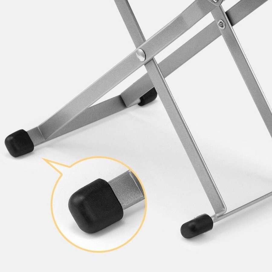 Pedicure Foot Rest Stool Adjustable Ergonomic Folding Footrest Footstool Stand
