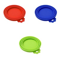 Pet Food Can Cover Lid Dog Cat Pet Tin Silicone Reusable Storage Cap