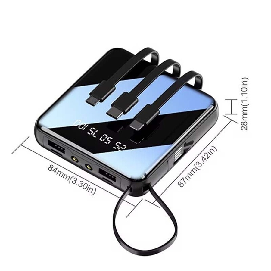 Portable Power Bank Mini USB Backup Battery Charger For Mobile Phone
