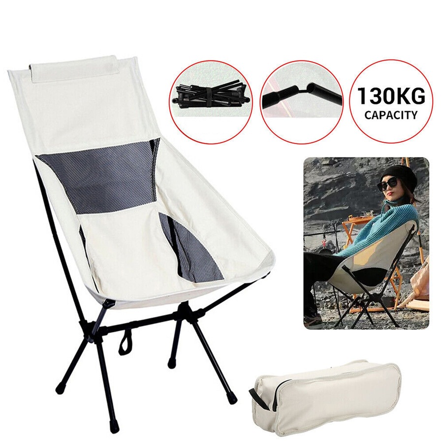 Portable Camping Chairs Lightweight Folding Fishing Chair Hiking Travel Picnic