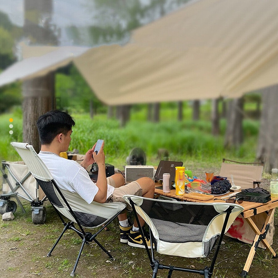Portable Camping Chairs Lightweight Folding Fishing Chair Hiking Travel Picnic