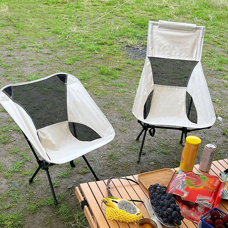 Portable Camping Chairs Lightweight Folding Fishing Chair Hiking Travel Picnic
