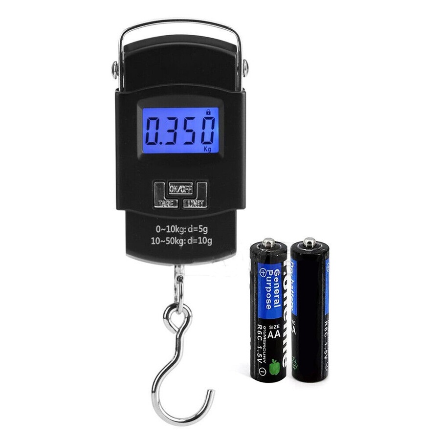 Portable LCD Digital Electronic Fishing Travel Luggage Hanging Weighing Scale