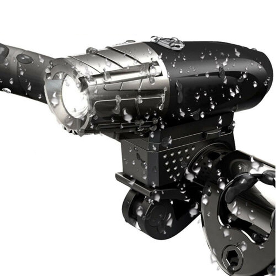 Rechargeable LED Bike Light USB Waterproof Cycle Front Rear Bicycle Headlight