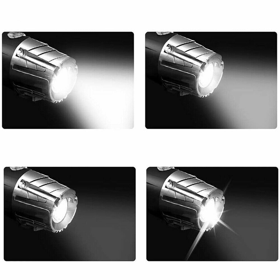Rechargeable LED Bike Light USB Waterproof Cycle Front Rear Bicycle Headlight
