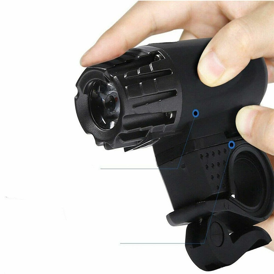 Rechargeable LED Bike Light USB Waterproof Cycle Front Rear Bicycle Headlight