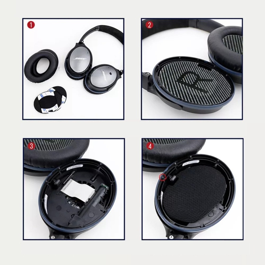 Replacement Ear Pads Cushions for Bose QuietComfort 35 QC35 II QC25 QC15 AE2