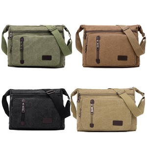Retro Mens Canvas Shoulder Messenger Bag Crossbody Satchel Travel Mans Bags