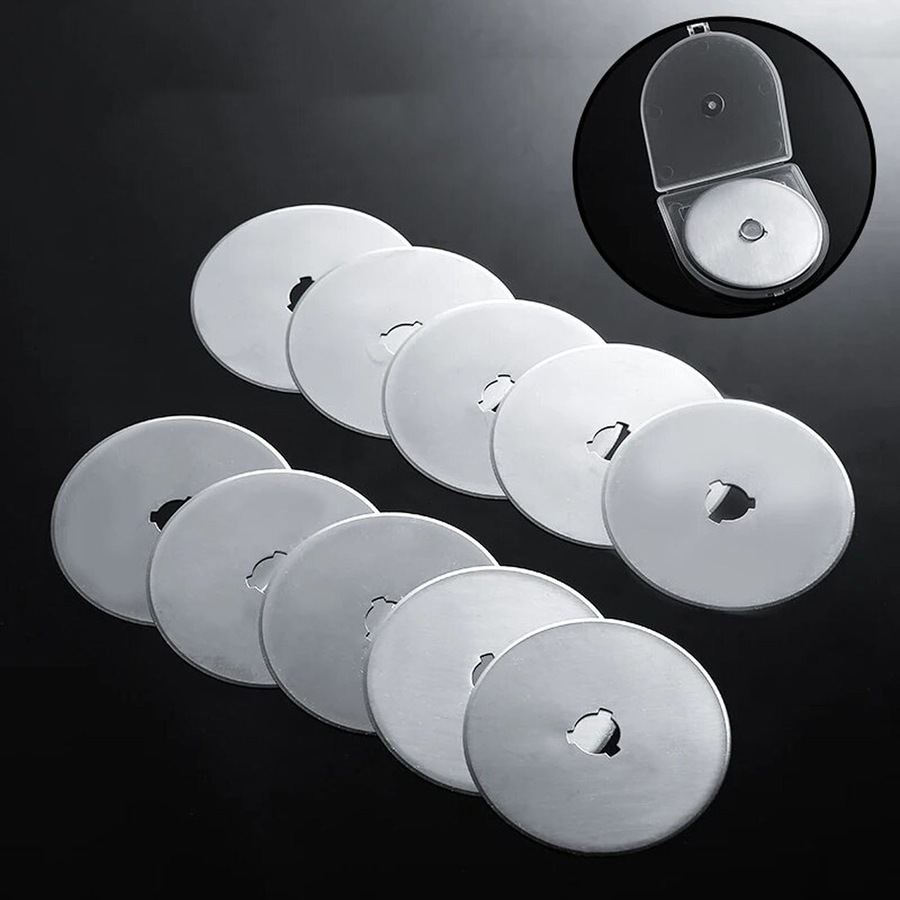 Rotary Cutter Professional Quilting Roller Fabric Cutting Tool And 10pcs Blades