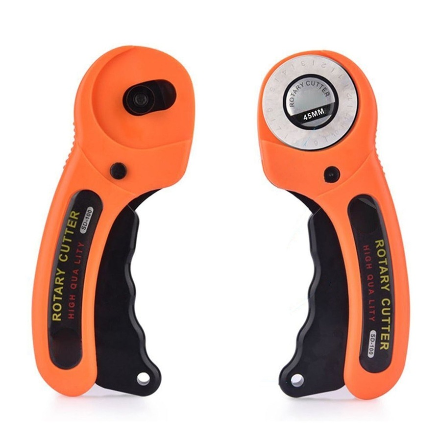 Rotary Cutter Professional Quilting Roller Fabric Cutting Tool And 10pcs Blades