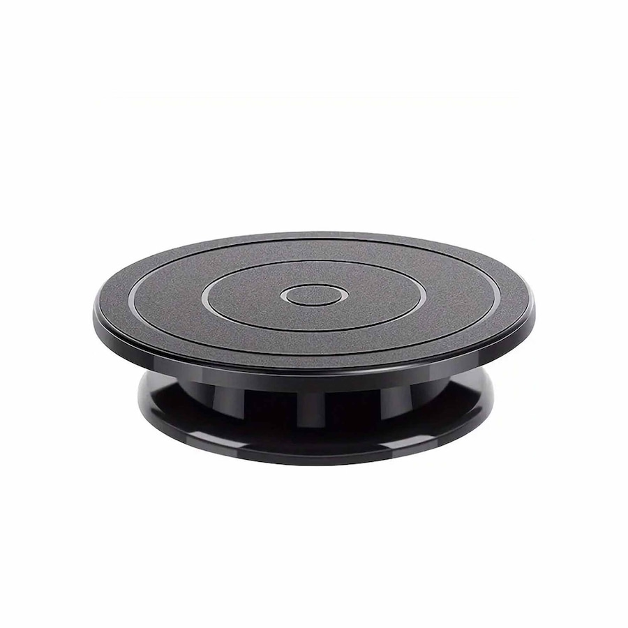 Rotating Cake Turntable Stand Black Plastic Cake Decorating Tools Baking