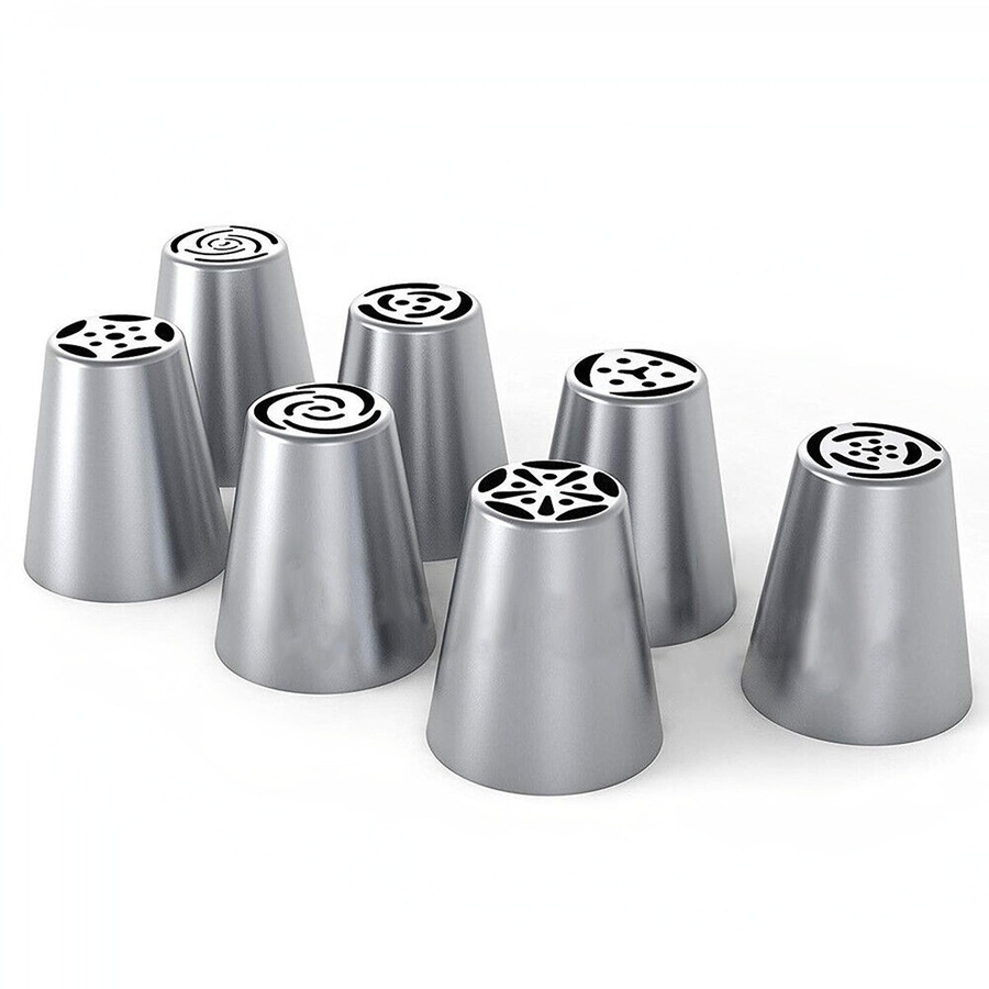 Russian Icing Piping Nozzles Flower Cake Decorating Tips Pastry Tools Set - 32pcs
