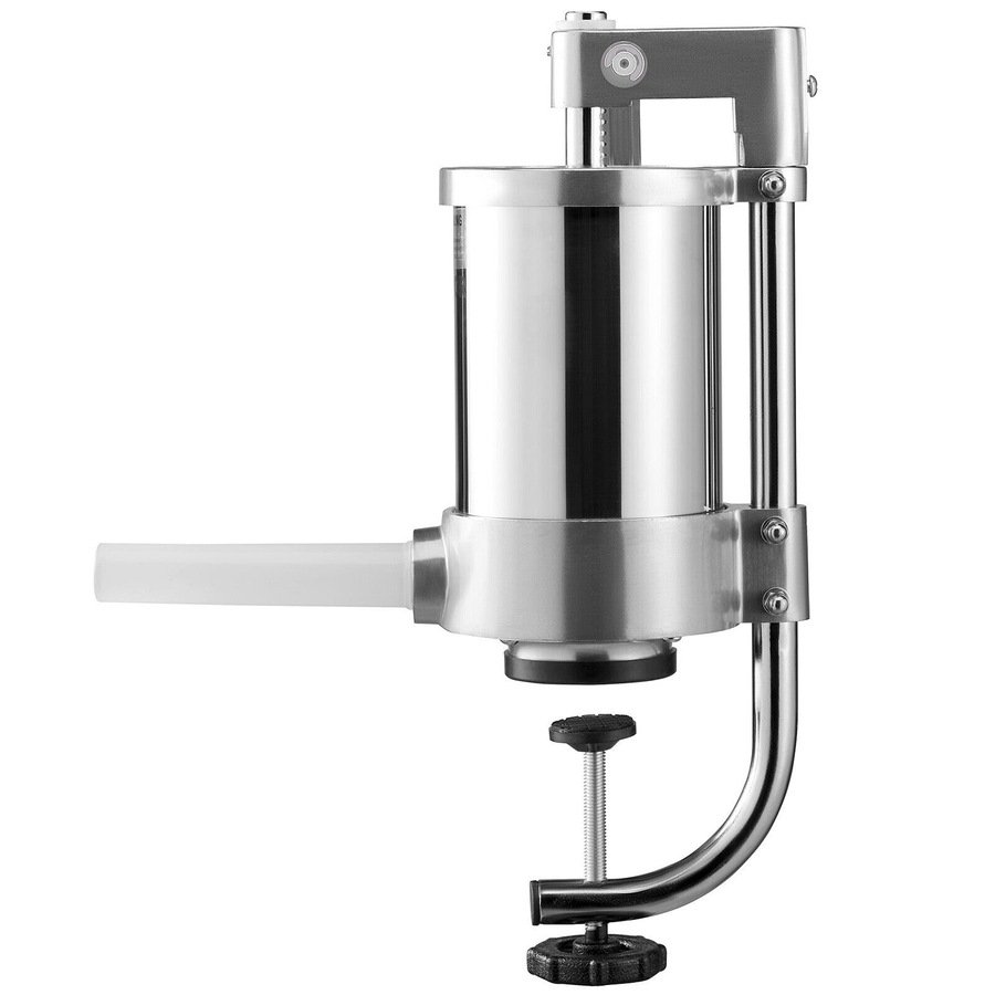 Sausage Stuffer 2.5LB 1.5L Homemade Meat Filler Machine Stainless Steel