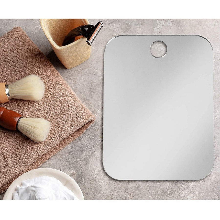 Shave Mirror Bathroom Free Shower Fogless Shaving PC Lens Anti-Fog Free Shower