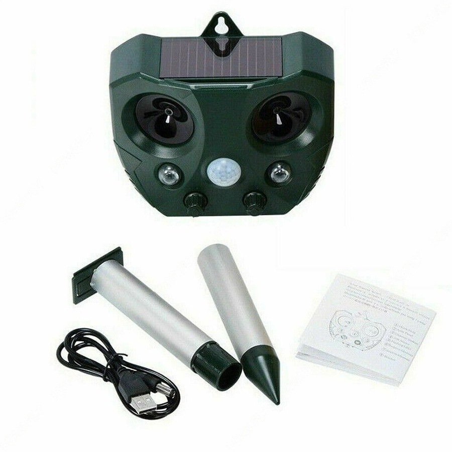 Solar Animal And Pets Repeller Motion Sensor Bird Rat Possum Repellent