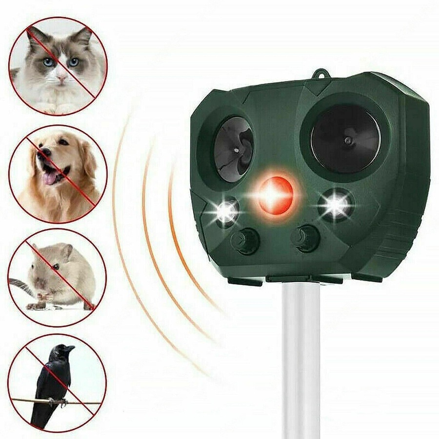 Solar Animal And Pets Repeller Motion Sensor Bird Rat Possum Repellent