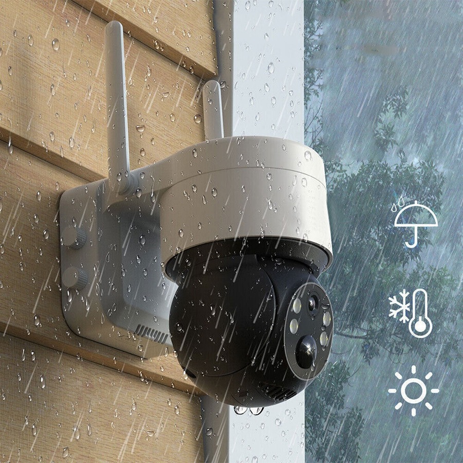 Solar Security Camera Battery Powered Outdoor Wireless WiFi CCTV PTZ Camera IP