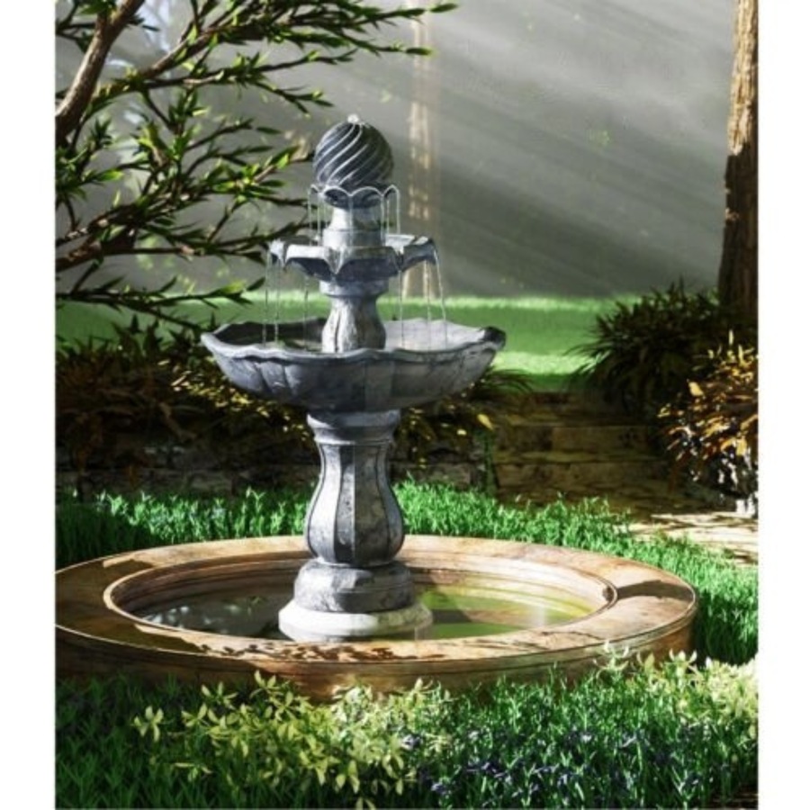 Solar Water Fountain Features Pump Garden Bird Bath Outdoor Indoor Panel