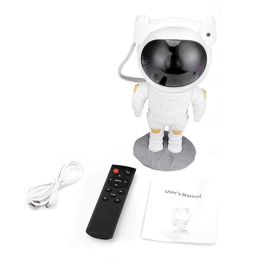 Spacebuddy Star Projector Galaxy Night Light Astronaut Space Buddy Projector