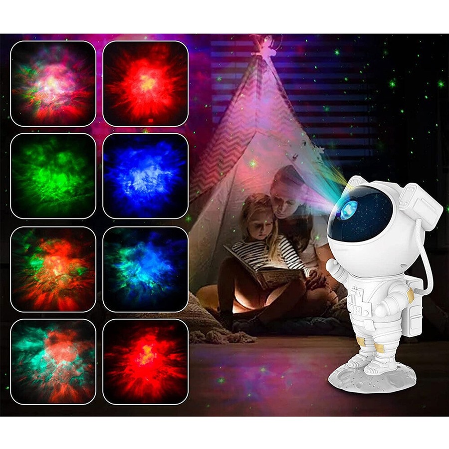 Spacebuddy Star Projector Galaxy Night Light Astronaut Space Buddy Projector