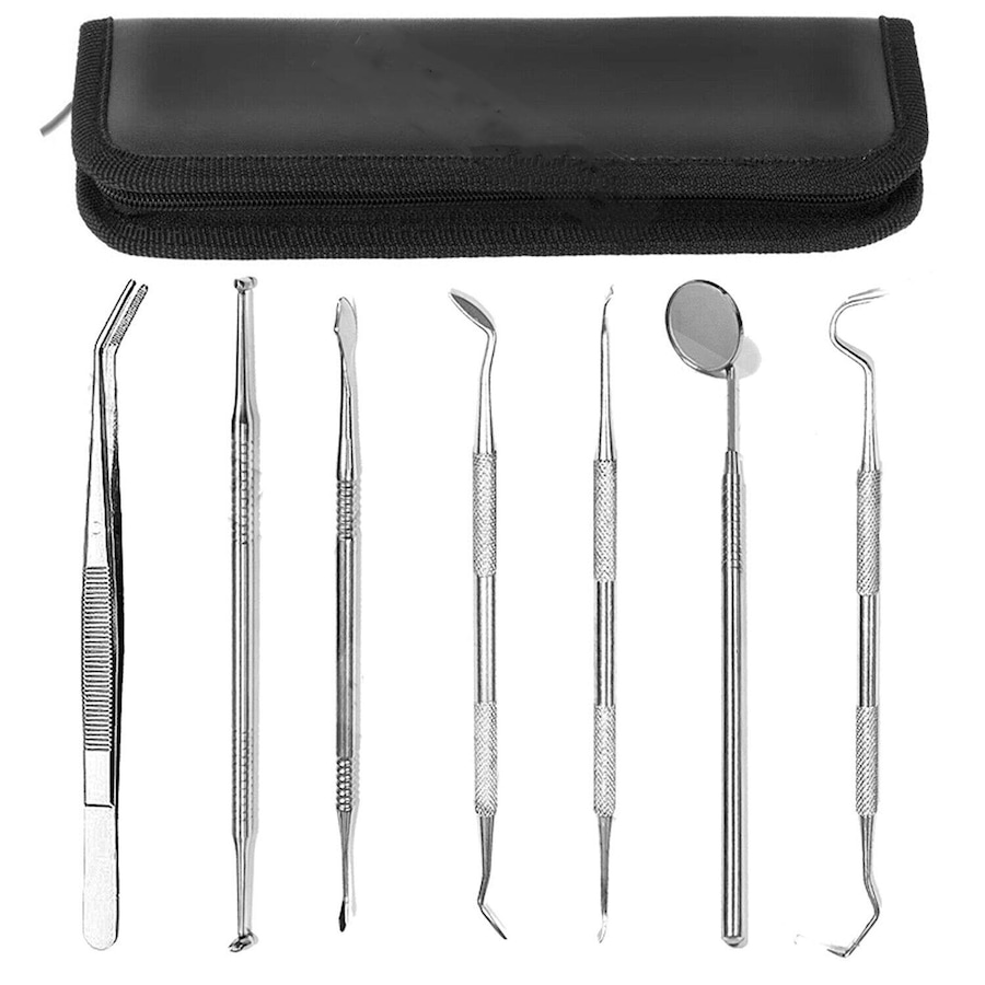 Stainless Dental Tool Set Kit Dentist Teeth Clean Hygiene Oral - 7pcs