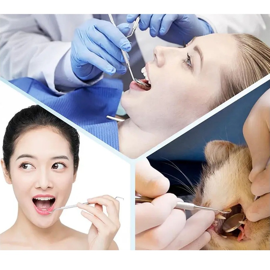 Stainless Dental Tool Set Kit Dentist Teeth Clean Hygiene Oral - 7pcs