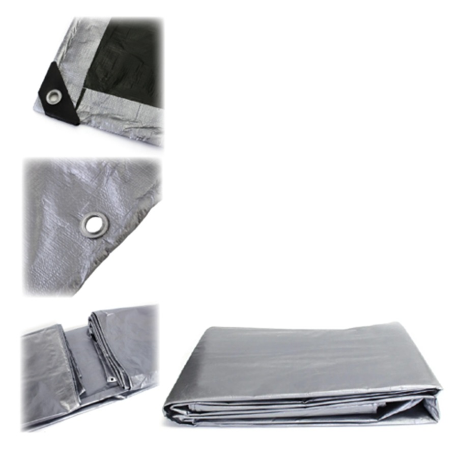 Tarpaulin Tarp Canvas Camping Poly Tarps Heavy Duty Cover Sun Blocked