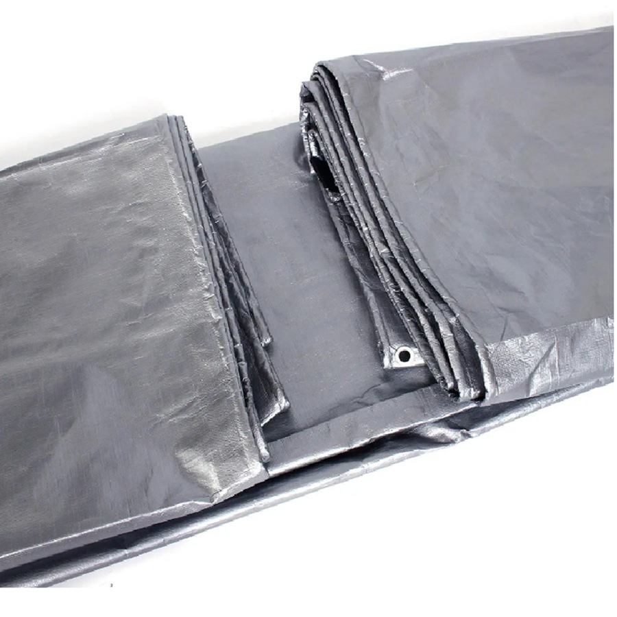 Tarpaulin Tarp Canvas Camping Poly Tarps Heavy Duty Cover Sun Blocked
