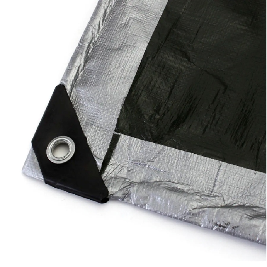 Tarpaulin Tarp Canvas Camping Poly Tarps Heavy Duty Cover Sun Blocked