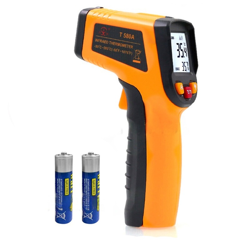 Buy Temperature Gun Non-Contact Digital Laser Infrared Thermometer LCD ...