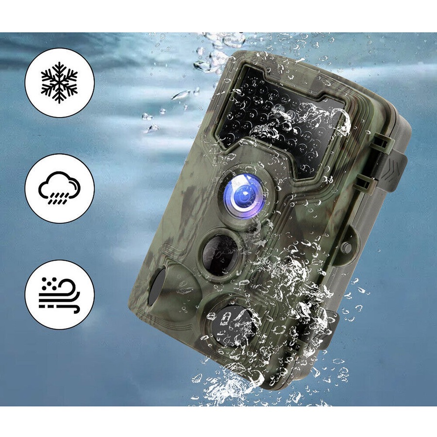 Trail Camera 36MP Farm Cam 1080P Night Vision