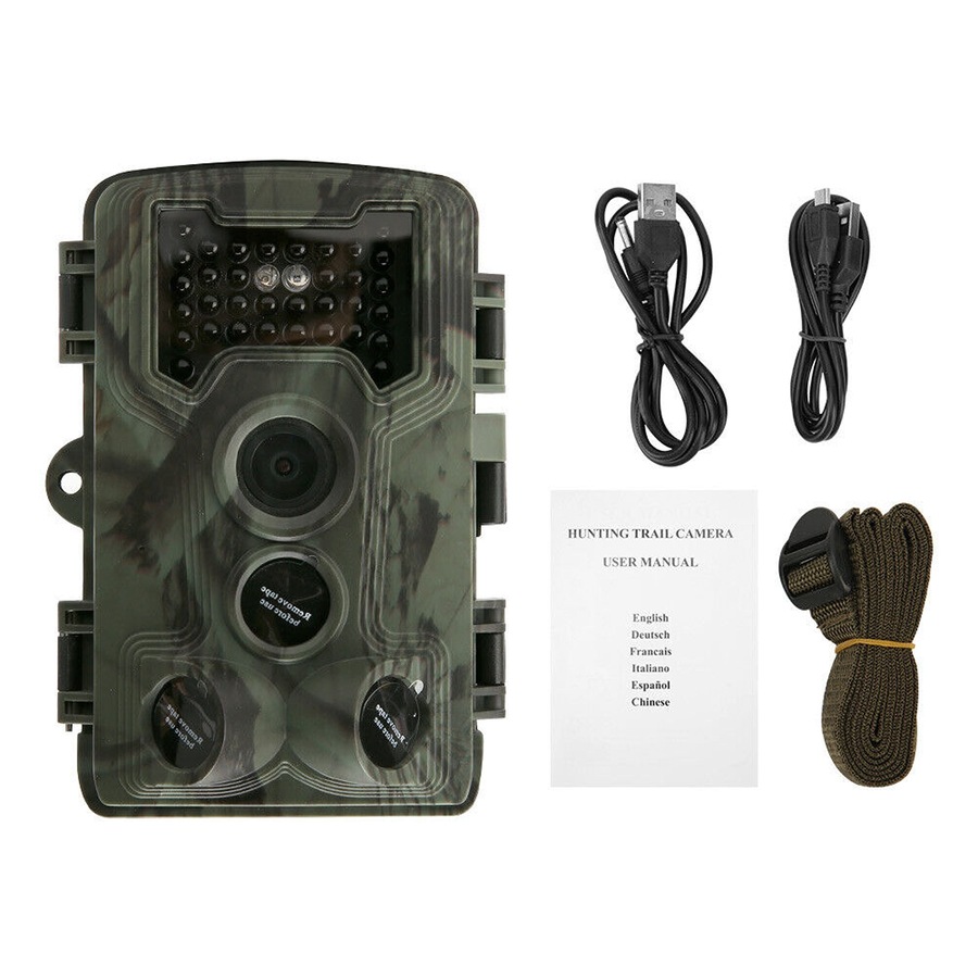 Trail Camera 36MP Farm Cam 1080P Night Vision