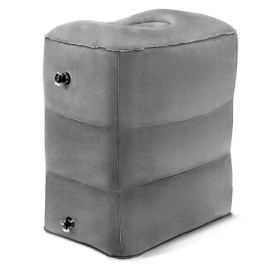 Travel Air Pillow Foot Rest Inflatable Cushion Car Leg Footrest XL - 3 Layers