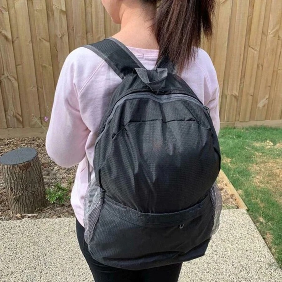 Travel Foldable Backpack Lightweight Shoulder Foldaway Luggage Bags Gym