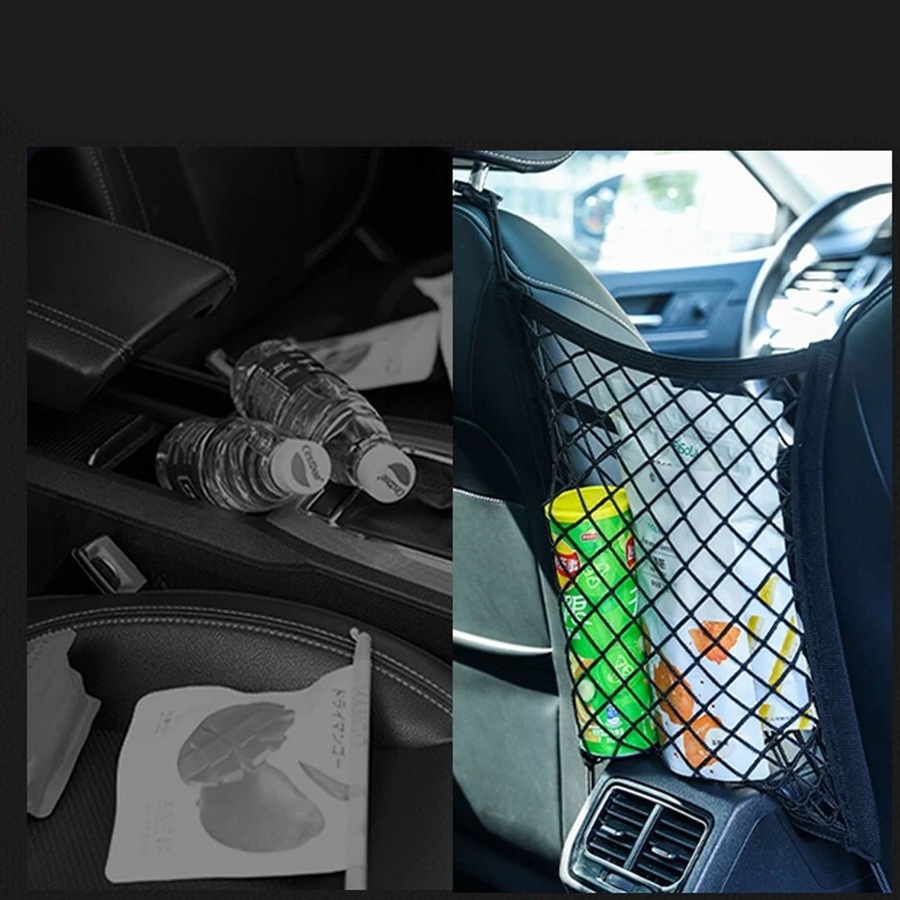Universal Car Truck Seat Mesh Tidy Storage Net Bag Organizer Holder