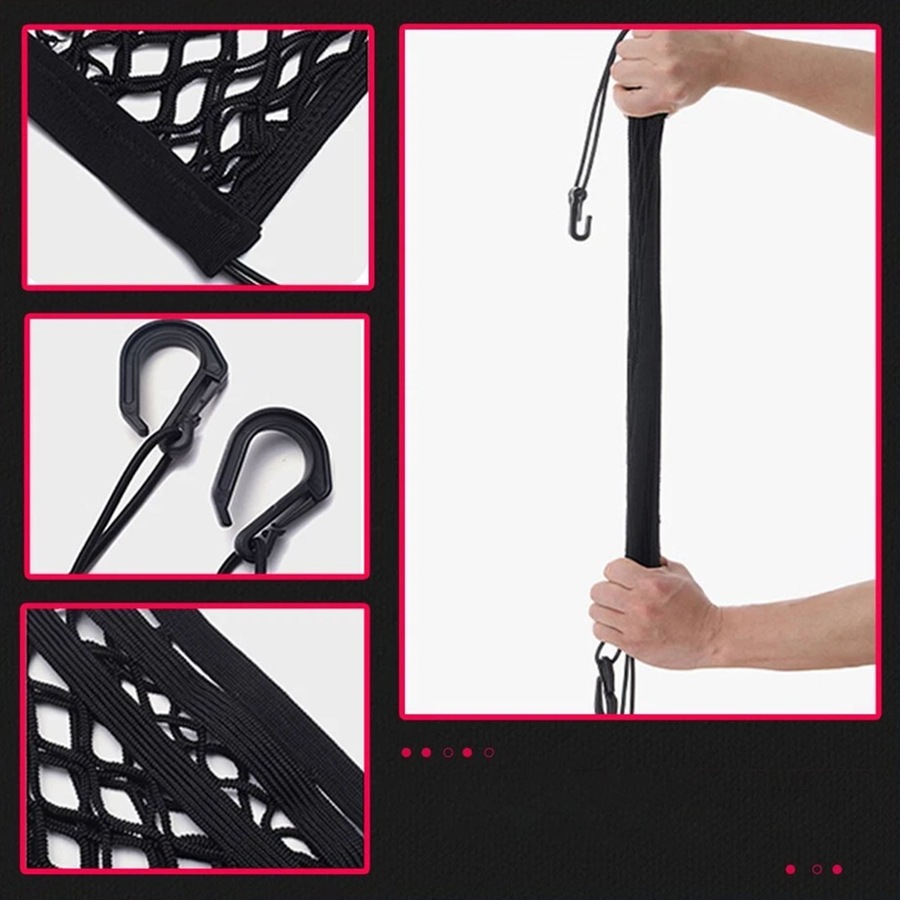 Universal Car Truck Seat Mesh Tidy Storage Net Bag Organizer Holder