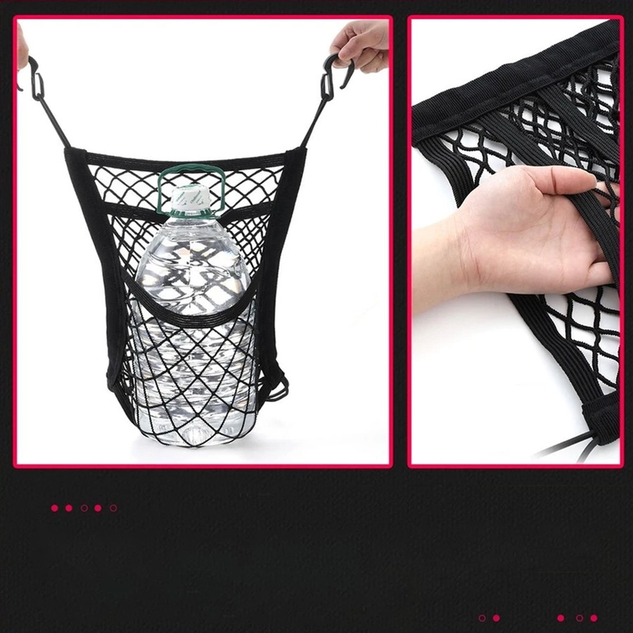 Universal Car Truck Seat Mesh Tidy Storage Net Bag Organizer Holder