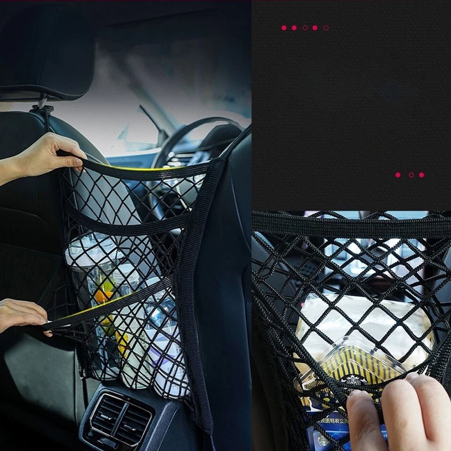 Universal Car Truck Seat Mesh Tidy Storage Net Bag Organizer Holder