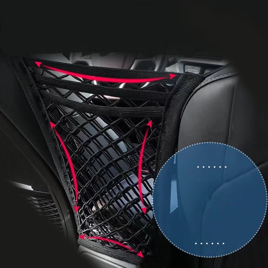 Universal Car Truck Seat Mesh Tidy Storage Net Bag Organizer Holder