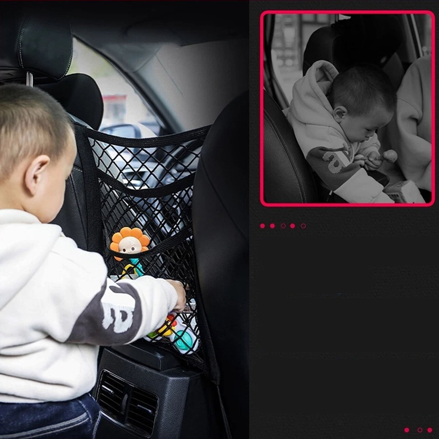 Universal Car Truck Seat Mesh Tidy Storage Net Bag Organizer Holder