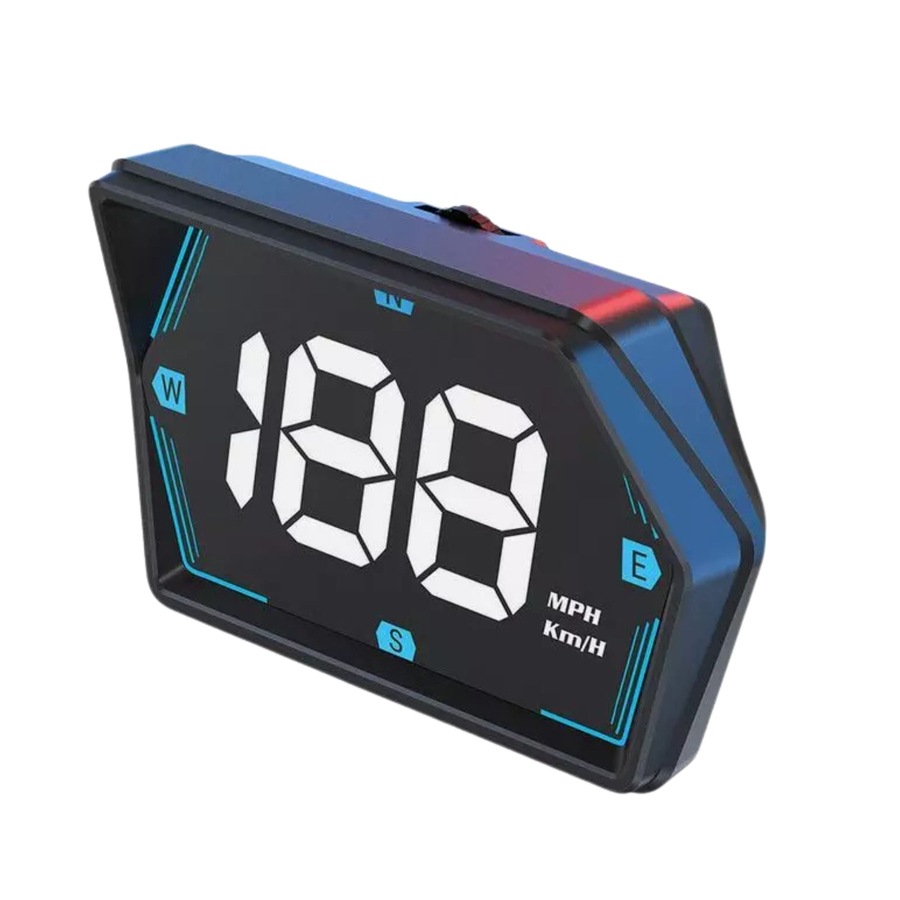 Universal Digital GPS Speedometer Car HUD Head Up Display MPH/KM Overspeed Alarm