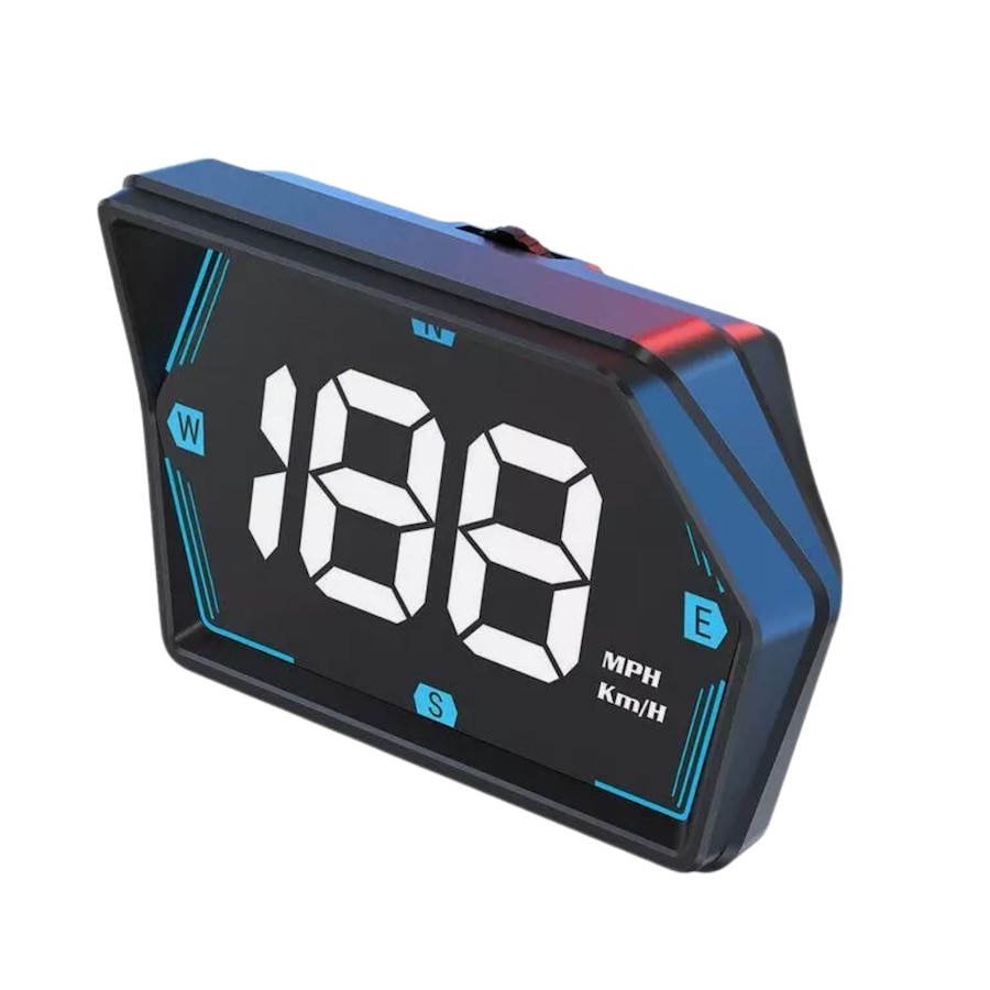 Universal Digital GPS Speedometer Car HUD Head Up Display MPH/KM Overspeed Alarm