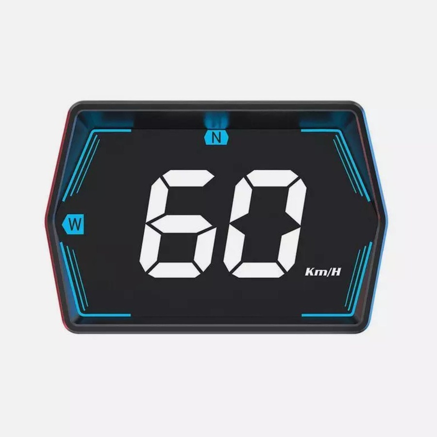 Universal Digital GPS Speedometer Car HUD Head Up Display MPH/KM Overspeed Alarm