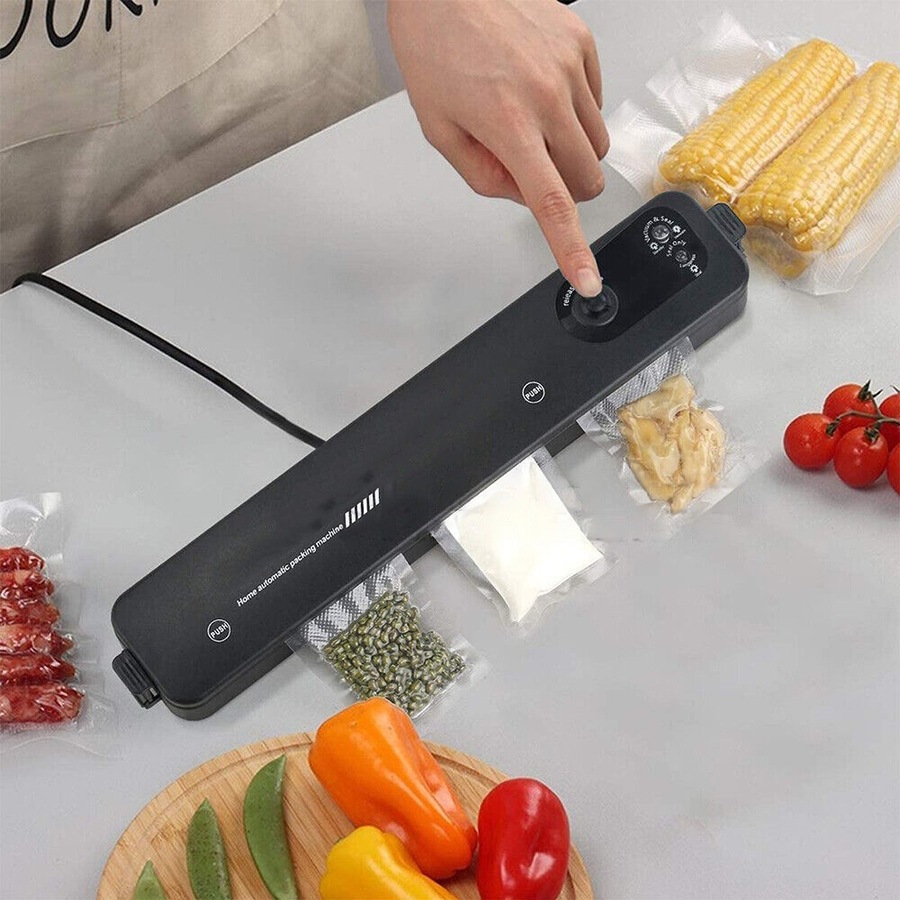 Vacuum Food Sealer Machine Storage Fresh Packaging Kitchen Heat Saver Seal Bag - 10pcs Food Bags