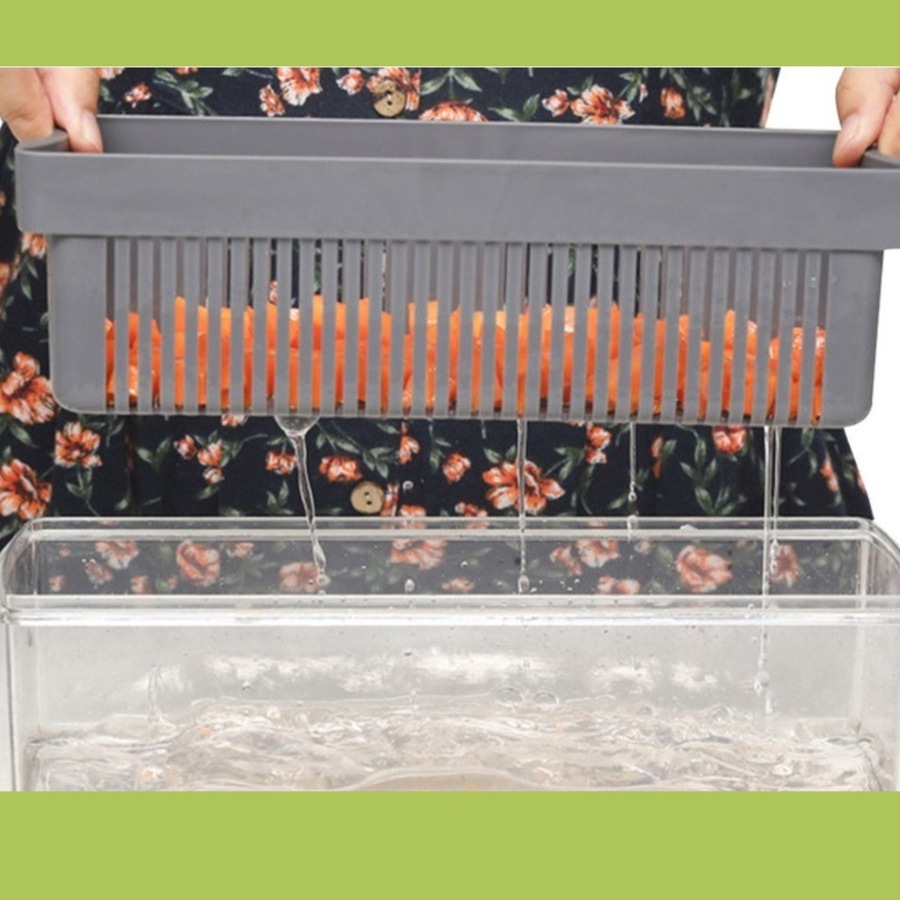 Vegetable Chopper Grater Slicer Cutter 15 in 1 Interchangeable