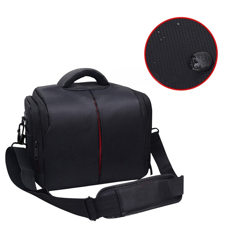 Waterproof DSLR Camera Bag Shoulder Lens Carry Case - For Canon Nikon EOS SLR Sony